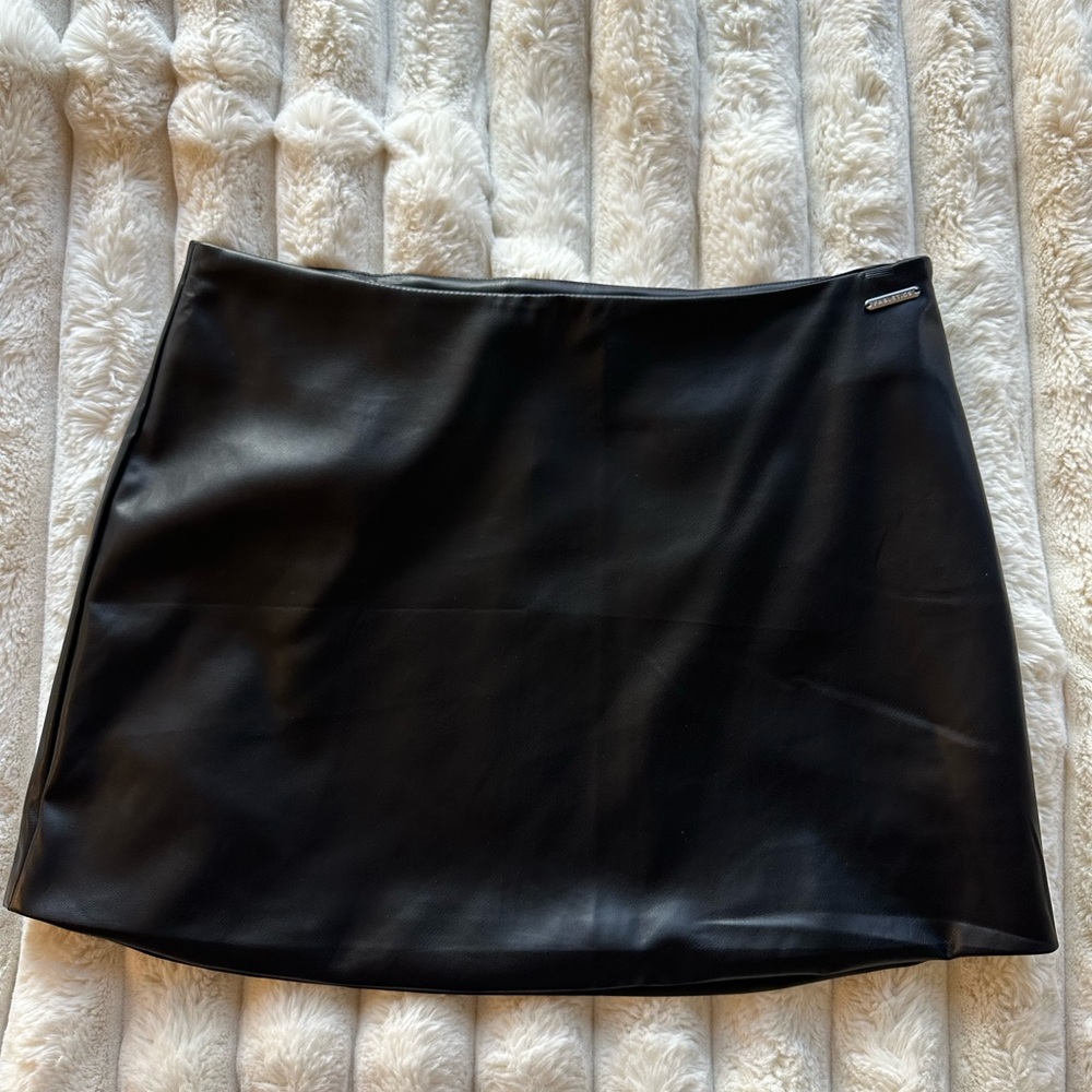Fabletics Sleek Black Mini Skirt